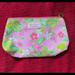 Lilly Pulitzer Bags | Lilly Pulitzer Este Lauder Pink Green Makeup Bag Purse | Color: Green/Pink | Size: Os