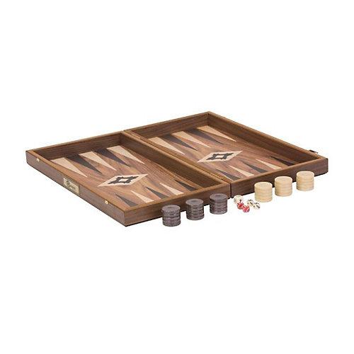 Backgammon Backgammon set, Walnuss Holz, Exklusiv