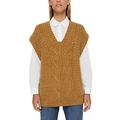 ESPRIT Women's 101EE1I309 Sweater, 234/Camel 5, XXL