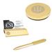 Gold Indiana Hoosiers Desk Gift Set