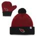 Toddler '47 Cardinal/Black Arizona Cardinals Bam Cuffed Knit Hat with Pom and Mittens Set