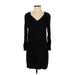 Old Navy Casual Dress - Mini: Black Solid Dresses - Women's Size Small