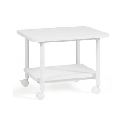 Costway Under Desk Printer Stand with 360° Swivel Casters-White