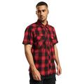 Brandit Check Shirt Herren Kurzarm, Größe:3XL, Farbe:Rot-Schwarz