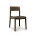 Copeland Furniture Iso Microsuede Side Chair Fabric in Gray/Brown | 32.5 H x 18.375 W x 21.25 D in | Wayfair 8-ISO-40-77-Silk
