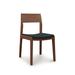 Copeland Furniture Iso Microsuede Side Chair Fabric in Red/Brown | 32.5 H x 18.375 W x 21.25 D in | Wayfair 8-ISO-40-04-Steel