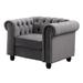 Best Master Furniture Landry Tufted Upholstered Arm Chair