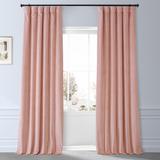 Exclusive Fabrics Signature Plush Velvet Hotel Blackout Curtains (1 Panel) - Luxury Soft Drapery for Light Control & Elegance