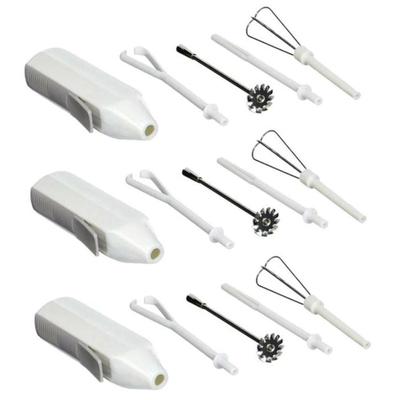 Norpro 5pc Deluxe Cordless Mini Mixer - Mixes, Whips, Stir, Blends and Frother