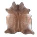Brown 78 x 0.25 in Area Rug - Foundry Select NATURAL HAIR ON COWHIDE CARAMEL 3 - 5 M GRADE A Cowhide, Leather | 78 W x 0.25 D in | Wayfair