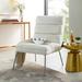 Side Chair - Wrought Studio™ Baughn 25.2" Wide Tufted Polyester Side Chair Polyester in White | 35.4 H x 25.2 W x 30 D in | Wayfair I00219-1001