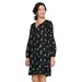 Women's Sonoma Goods For Life Ladder Trim Babydoll Dress, Size: Large, Black