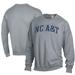 Men's ComfortWash Gray North Carolina A&T Aggies Garment Dyed Fleece Crewneck Pullover Sweatshirt