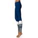 Women's Blue Old Dominion Monarchs Plus Size Color Block Yoga Leggings