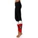 Women's Black Austin Peay State Governors Plus Size Color Block Yoga Leggings