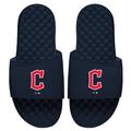 Men's ISlide Navy Cleveland Guardians Team Logo Slide Sandals