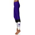 Women's Purple High Point Panthers Plus Size Color Block Yoga Leggings