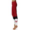 Women's Maroon Texas Woman's Pioneers Plus Size Color Block Yoga Leggings