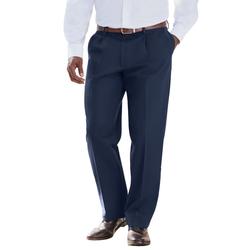 Men's Big & Tall Signature Lux Pleat Front Khakis by Dockers® in Dockers Navy (Size 40 36)