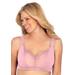 Plus Size Women's Comfort Choice® Wireless Gel Strap Bra by Comfort Choice in Rose Quartz (Size 44 G)