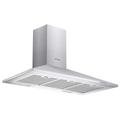 Candy CCE119/1X 90 cm Chimney Cooker Hood, 3 Speeds, Stainless Steel