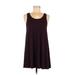 Aerie Casual Dress - A-Line: Burgundy Solid Dresses - Women's Size X-Small