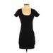 Forever 21 Casual Dress - Bodycon: Black Solid Dresses - Women's Size Small