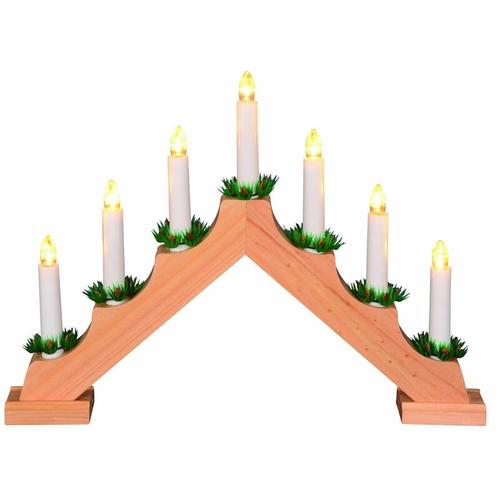 Lichterbogen 7 led Weihnachtsbeleuchtung Schwibbogen warmweiß - Trendline