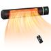 Costway Wall-Mounted Patio Heater 750W/1500W Infrared Heater with - See details