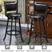 Costway Set of 2 29'' Swivel Bar Height Stool Wood Dining Chair - See Details