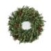 24" Christmas Wreath with Pine Needles