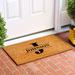 Rufus Non-Slip Indoor & Outdoor Doormat Coir in White Laurel Foundry Modern Farmhouse® | 24" W x 36" L | Wayfair 53AB230B100D4729BDBC2E6F12345E64