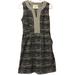 Anthropologie Dresses | Anthropologie Tabitha Sheath Dress Black & Grey Marled Knit Size 4 | Color: Black/Gray | Size: 4