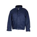 MCR Safety B3NX5T Flame Resistant Insulated Bomber Jacket Modacrylic Quilted Lining 88percent Cotton 12percent Nylon Navy Blue 5X B3NX5T