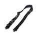 Crosstac Tactical Ambi Sling Solid QD Black Long 135027-BLK-QD-L