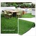 FAMAPY 6.6' x 10' Faux Green Grass Turf Indoor Outdoor Area Rug - 6.6ft x 10ft