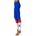 Women's Royal Louisiana Tech Bulldogs Color Block Yoga Leggings