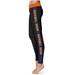 Women's Black/Blue Bucknell Bison Side Stripe Yoga Leggings