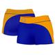 Women's Blue/Gold Albany State Golden Rams Curve Side Shorties