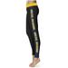 Women's Black/Navy Drexel Dragons Plus Size Side Stripe Yoga Leggings