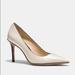 Coach Shoes | Coach Tamera Beaded Pumps In Chalk | Color: White | Size: 5.5