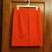 Anthropologie Skirts | Anthropologie Pencil Skirt Size 2 | Color: Orange/Red | Size: 2