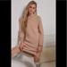 Anthropologie Dresses | Anthropologie Saturday Sunday Hera Hooded Sweater Dress | Color: Cream/Tan | Size: Xl
