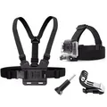 Support de ceinture de poitrine pour Gopro Hero 5 4 ensemble d'accessoires SJCAM SJ4000 pour caméra