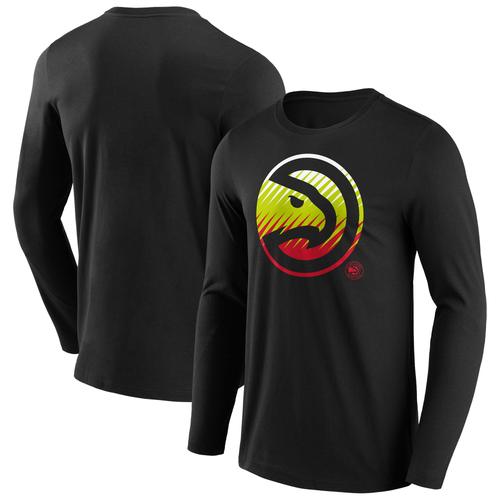 Atlanta Hawks Fade Graphic Langarm-T-Shirt – Herren