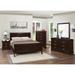 Graffenstaden Cappuccino 4-piece Bedroom Set with 2 Nightstands and Chest