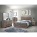 Geary 4-piece Slatted Headboard Panel Bedroom Set