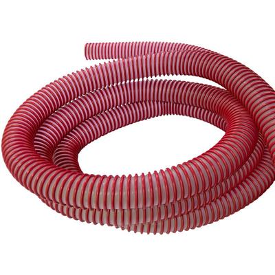 Delfin Industrial FH0039.50.20 20' Red Helix Conductive Food Grade Vacuum Hose