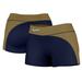 Women's Navy/Gold Akron Zips Plus Size Curve Side Shorts