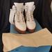 Adidas Shoes | Adidas Ivy Park Super Sleek Boots Size 11 | Color: Tan/White | Size: 11